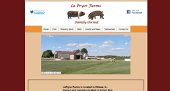 Desktop Screenshot of lapryorfarms.com